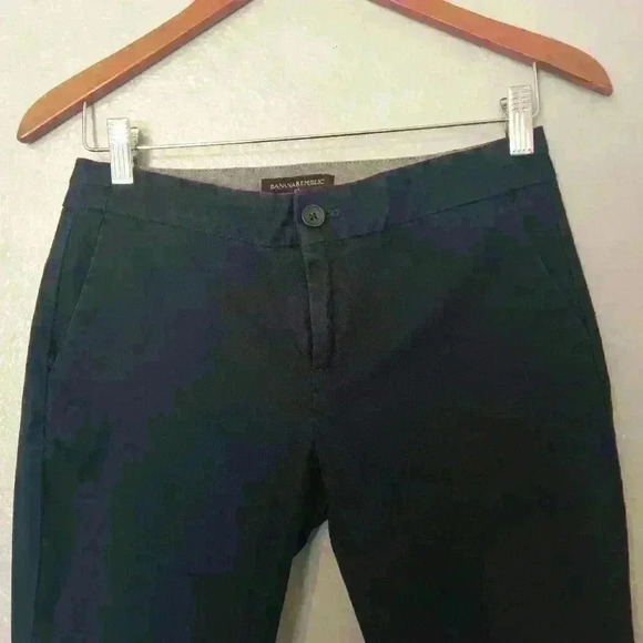 Banana Republic Hampton Fit pants navy size 2 Petite - Picture 3 of 16